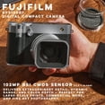 thumbnail image 6 of FUJIFILM GFX100RF 102MP Mirrorless Digital Camera Compact Rangefinder Style- Silver, 6 of 8