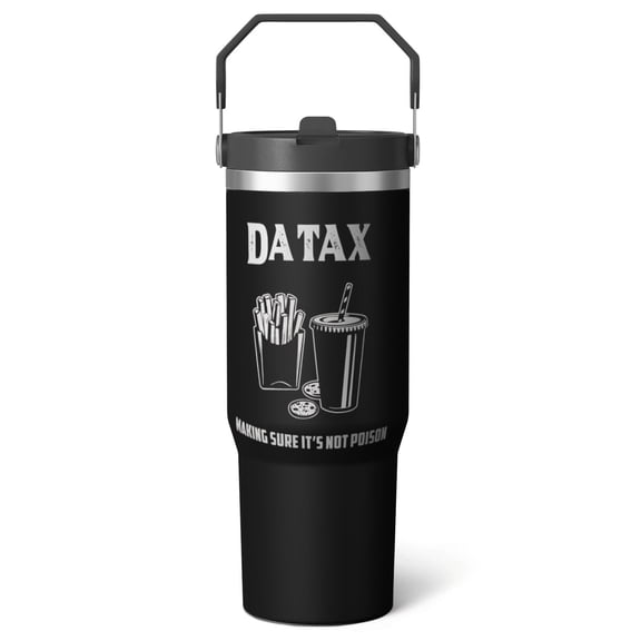 1pc dad 30oz Tumbler with Straw & Handle - Insulated Stainless Steel Cup | Holiday Gift for Man Women (Christmas, Valentine's, Birthday)