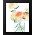 thumbnail image 2 of Vess, June Erica 12x14 Black Modern Framed Museum Art Print Titled - Soft Posy Sketch I, 2 of 5