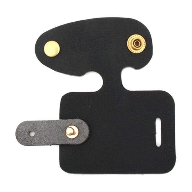 Protector de zapata de cambio de motocicleta de cuero universal fácil de instalar premium Negro S