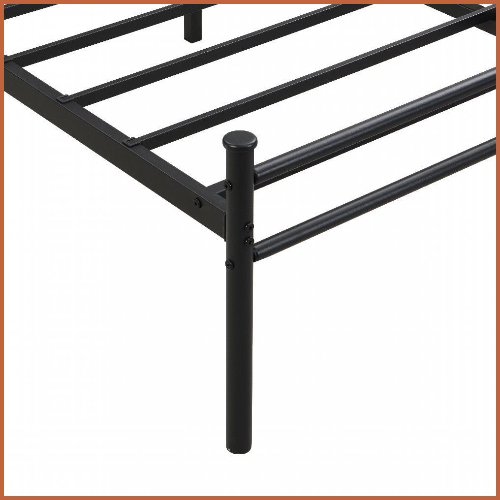 King Size Metal Platform Bed Frame with Velvet Headboard - No Box Spring Needed, LED Lights, Under Bed Storage, Black for Master Bedroom