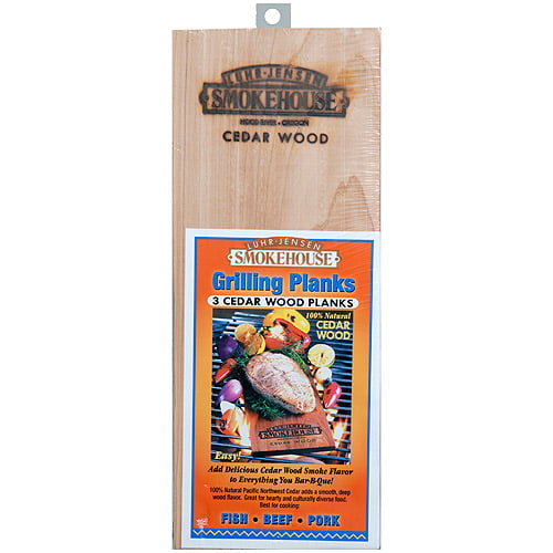 3-Pack Smokehouse Products Cedar Flavored Natural Grilling Plank 