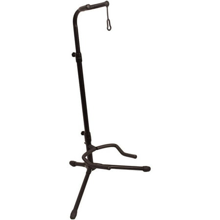 Fit All Conga Stand - ChromaCast Upright Guitar Stand 2-Tier Adjustable, Extended Height - Fits Acoustic, Electric, Bass, and Extreme Body Shaped Guitars