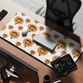 thumbnail image 2 of Long Mouse Pads for Desk,Halloween Simple Pumpkin Pattern Desk Mats on Top Of Desks, Desk Mouse Pad Extra Large with 3mm Non-Slip Base and Stitched Edge for Gaming,Office,Work,Home 35.4x15.7in, 2 of 5