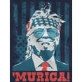 thumbnail image 2 of Donald Trump Shirt Murica 4th of July Patriotic American Party USA T-Shirt, Celebrate Independence Day with This Funny and Bold Trump Graphic Tee, Ideal for Patriotic Parties, Barbecues, 2 of 6