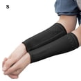 thumbnail image 4 of Eigraketly 2 piezas Coderas deportivas Baloncesto Voleibol Compresión Manga del brazo Mujeres Hombres Gimnasio Brace Artículos deportivos Negro Type2 NO2, 4 of 6