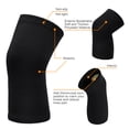 thumbnail image 5 of Knee Warmers, Elastic Cotton Knee Sleeves - For Women, Men, Circulation Improvement and Joint Pain Relief for Arthritis Knees, One Pair, 5 of 7