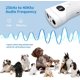 thumbnail image 3 of Dispositivo ultrasónico de control de ladridos para perros de 9 engranajes, dispositivo antiladridos de mano recargable, dispositivo antiladridos para perros con linterna LED, (blanco), 3 of 5