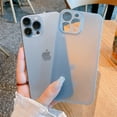 thumbnail image 2 of Ultra-Thin Matte Soft Transparent Case For iPhone 16 15 14 13 12 11 Pro Max X XS Max XR 7 8 Plus SE Mini TPU Slim Cooling Cover GR For iPhone 14ProMax, 2 of 6