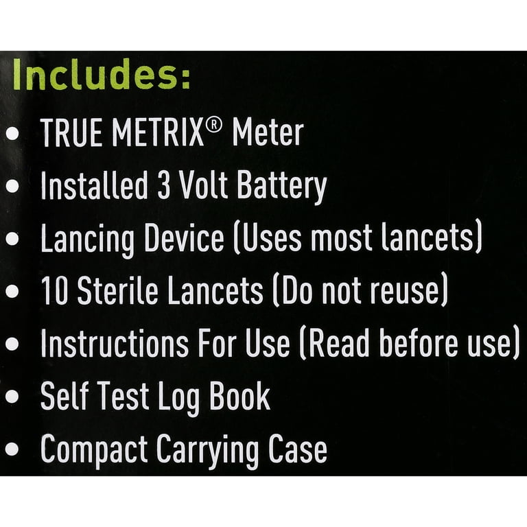 True Metrix Blood Glucose Monitor, No Coding photo 6