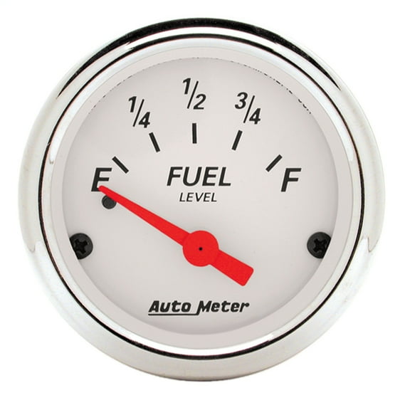 AutoMeter 1318 Arctic White Fuel Level Gauge