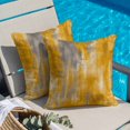 thumbnail image 2 of Throw Pillow Covers, Orange Gray 16x16 Pillow Covers for Couch/Sofa/Bed, Modern Abstract Minimalist Texture Decorative Square Linen Cushion Pillowcase for Home Decor, 2 of 9