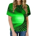 thumbnail image 5 of fvwitlyh White T Shirt Men's Sport Cool Dri PerformanceTee Green X-Large, 5 of 5