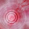 thumbnail image 2 of Aesthete 15x15 Black Ornate Wood Framed with Double Matting Museum Art Print Titled - Mandala Pink, 2 of 4