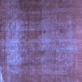 thumbnail image 1 of Ahgly Company Machine Washable Indoor Square Persian Blue Traditional Area Rugs, 5' Square, 1 of 4