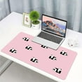 thumbnail image 5 of Kawaii Single Panda Pattern Mouse Pad,Desk Mat,Game Mat,Makeup Table Mat,Varied Use Mat for Office/Home/Study Girls Boys(31.5''''X15.7'''''',Pink&Single Panda), 5 of 5
