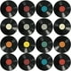thumbnail image 1 of 16 pegatinas decorativas de discos para pared, ideales para decorar paredes y habitaciones., 1 of 8