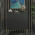 thumbnail image 3 of Boyel Living 2 Door Sideboard Storage Cabinet, Modern Black Buffet Cabinet Cupboard for Kitchen Dining Room Living Entryway, 3 of 9