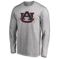 thumbnail image 2 of Men's Ash Auburn Tigers Primary Logo Long Sleeve T-Shirt, 2 of 3
