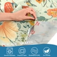 thumbnail image 5 of Yayeee Kitchen Curtains Tier Set of 2 Light Filtering 57"x24" Over Sink Window Panels, Green Floral Pattern, 5 of 7