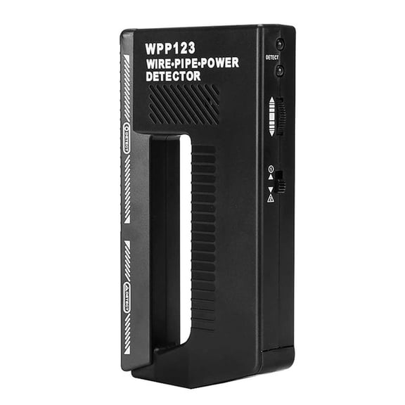 erfcxs Wall Scanner Metal High Sensitivity Adjustable Alert Pipe Power Multifunction Wall Scanner Wall Stud Finder Metal For Adults AC Wire Wpp123 (Black)