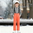 thumbnail image 2 of Staki Kids Snow Pants Girls Snow Bibs Waterproof Insulated Overalls Winter Windproof Snowsuit Warm Snowboard Pants Teen Snow Pants 6Y,7Y,8Y,9Y,10-14Y(Orange,9-10 Years), 2 of 9