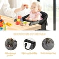 thumbnail image 6 of Hook On Chair, Portable Baby Feeding Seat Attached to Table - Clip On High Chair With Fold-Flat Storage Bag, Easy Clean Fast Table Seat for Home and Travel, Tight Fixing and Anti Drop Toddler Seat, 6 of 7