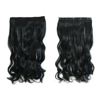 Vikudy Hair Extensions Clearance This Product Is a Luxurious 22 Inch Long Plug-In Hair Extender, Which Makes Your Hair Fuller and Longer in an Invisible and Painles Way., 1X Wig Hair Extensions