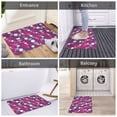 thumbnail image 5 of Rateoe Vintage Vinyl Record Pattern Flannel Door Mat Indoor Outdoor Entrance, Waterproof All-Weather Doormat,Fade Resistant, Low Profile Entryway Mat 16x24in, 5 of 7