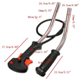 thumbnail image 2 of Replacement Aluminum Tube Handle Throttle Switch for Gasoline Brush Cutter, 2 of 5
