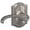 Satin Nickel, variant on Schlage F51A-WIT-CAM-622 Custom Whitney Single Cylinder Keyed Entry Door Lever Set -Matte Black
