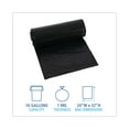 thumbnail image 2 of Boardwalk Low-Density Waste Can Liners 16 gal 1 mil 24 x 32 Black 15 Bags/Roll 10 Rolls/Carton, 2 of 7
