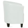 thumbnail image 2 of Pemberly Row Faux Leather Accent Chair in White, 2 of 9