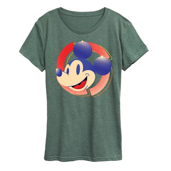 Disney - Mickey Badge Women's Short Sleeve Graphic T-Shirt