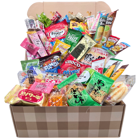 Dotori Snack Box Korean and Japanese Snack Assortment, 40 Counts, 2.29 lbs