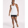 thumbnail image 4 of Hanes White 5-Pack Tank Top Men's Ultimate Tagless Tall Man Cool Comfort  LT-2XT, 4 of 5