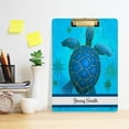 thumbnail image 3 of FMSHPON Sea Turtle Clipboard Hardboard Wood Nursing Clip Board and Pull for Standard A4 Letter 13x9 inches, 3 of 6