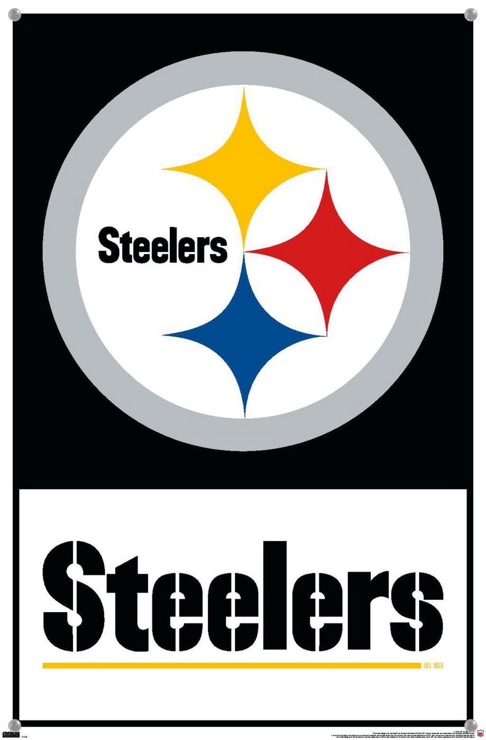 NFL Pittsburgh Steelers - Logo 21 Wall Poster