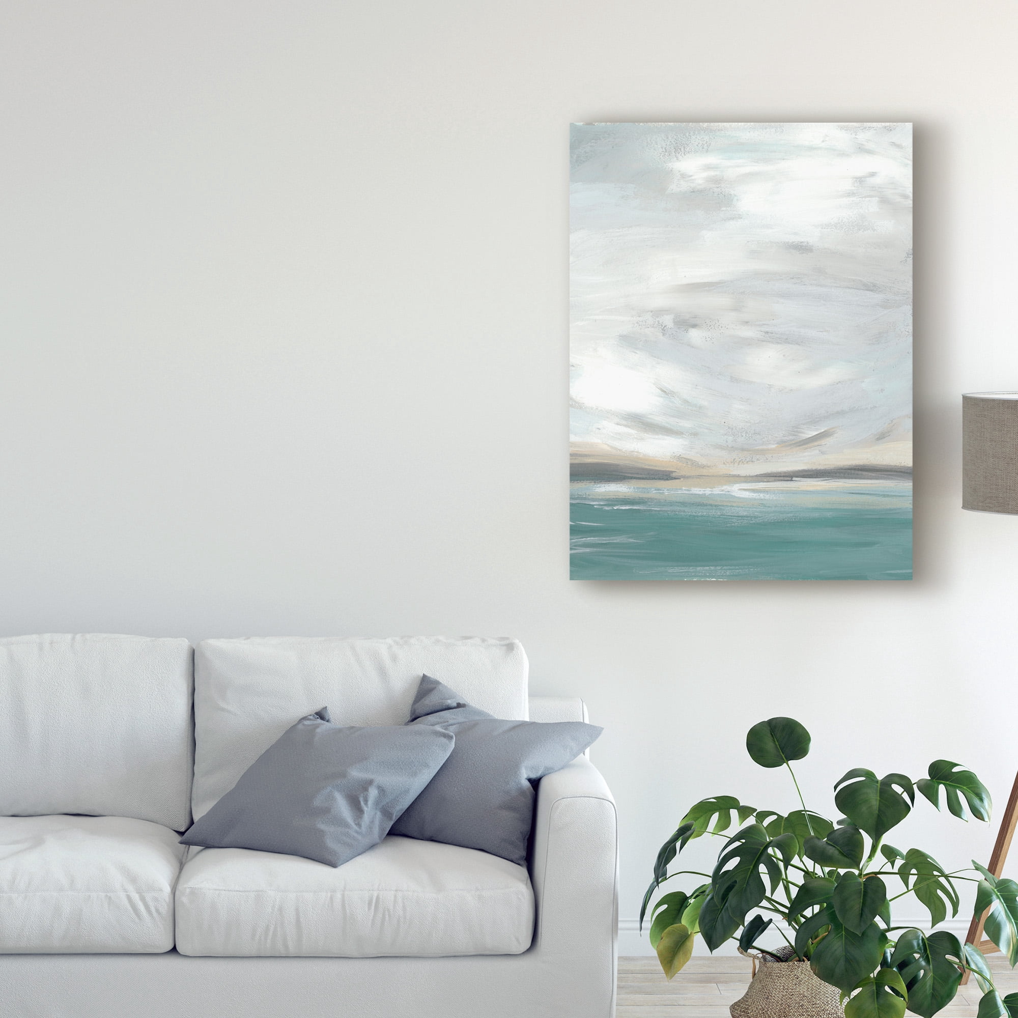Trademark Fine Art 'Seafoam Vista I' Canvas Art by June Erica Vess