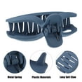 thumbnail image 4 of Unique Bargains 1pc Plastic Hair Claws Hair Clips Hair Barrettes for Women 3.78''x1.85''x1.42'' Blue, 4 of 7