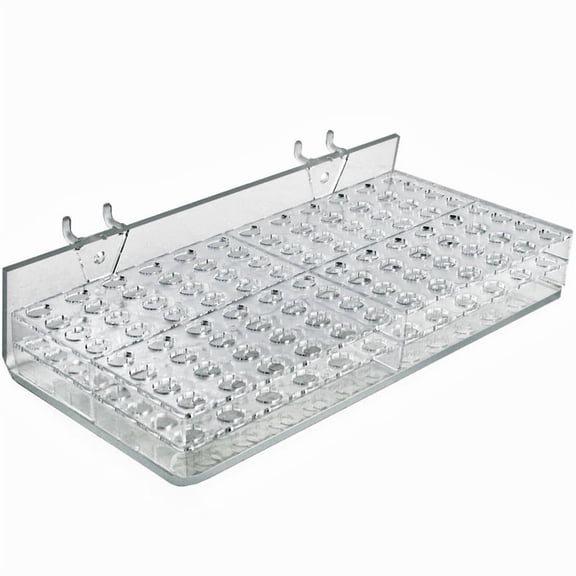 96-Compartment Tray - round Slot 0.5", 2-Pack