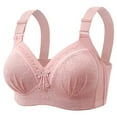 thumbnail image 4 of qolati Push Up Bras for Women Seamless Floral Lace Wireless Comfortable No Underwire Everyday Bras Adjustable Straps Full-Coverages Wirefree Breathable Sports Bras, 4 of 4