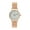 Golden, variant on Women Quartz Watch Round Dial Elastic Band Simple Style Alloy Time-checking High Accuracy Student Daily Wristwatch Dating Timepiece