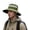 Army Green, variant on Beach Caps for Men Sun Hats Zip Off Hat For Outdoor Hiking Travel Wide Brim Sun Detachable Top, One Size