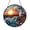Acrylic 3.5 Inch, variant on Coastal Lighthouse Acrylic Stained Glass Style Suncatcher Window Decor, Ocean Landmark Art Design, Decorative Acrylic Window Hanging for Nautical Home