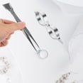 thumbnail image 5 of WHAMVOX 1 Set Heavy-duty Metal Tweezers Jewelry Craft Tweezers Beads Picking Tong, 5 of 8