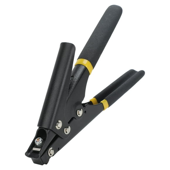Zip Tie , Portable Nylon Cable Tie Cable Tie Hand Operated Fastening Zip Tie Adjustable Tension Plastic Zip Tie Fastening and Cutting Tool