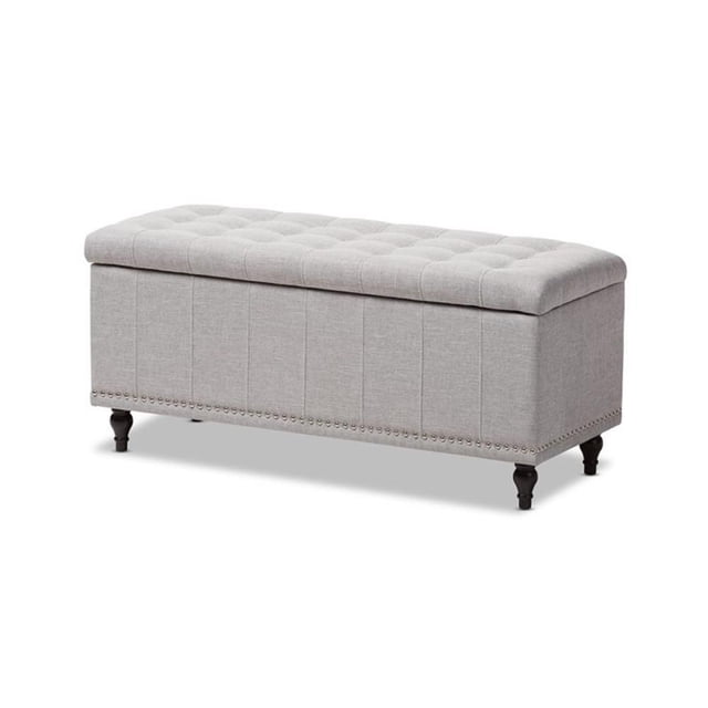 Allora Banc de Rangement en Beige Grisâtre
