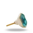 thumbnail image 3 of Set of Six Jordan Turquoise Ceramic Knobs, 3 of 7