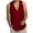 Wine, variant on Posijego Mens V Neck Tank Top Beach Casual Summer Sleeveless Shirt Solid Color Loose Lightweight Tops